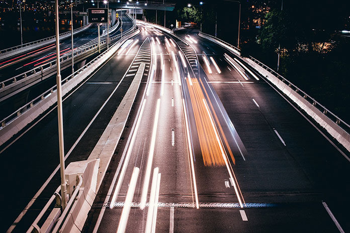 Wymiana opony a autostrada